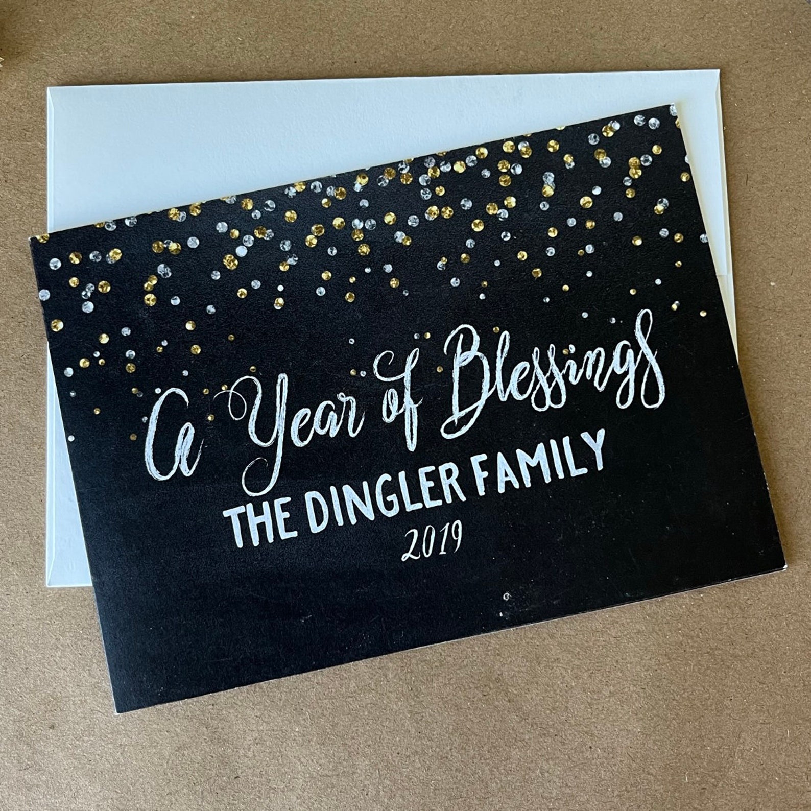 Year in Review Christmas Cards Custom Folded 5x7 Christmas Etsy