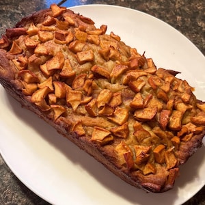 Apple Fritter Bread Gluten Free - with option of choosing Lakanto monk fruit or Pyure stevia blend