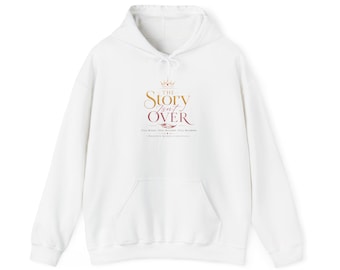 The Story Isn't Over Hoodie for Women, Phoenix Queen Sweatshirt, Motivational Empowerment Cozy Pullover