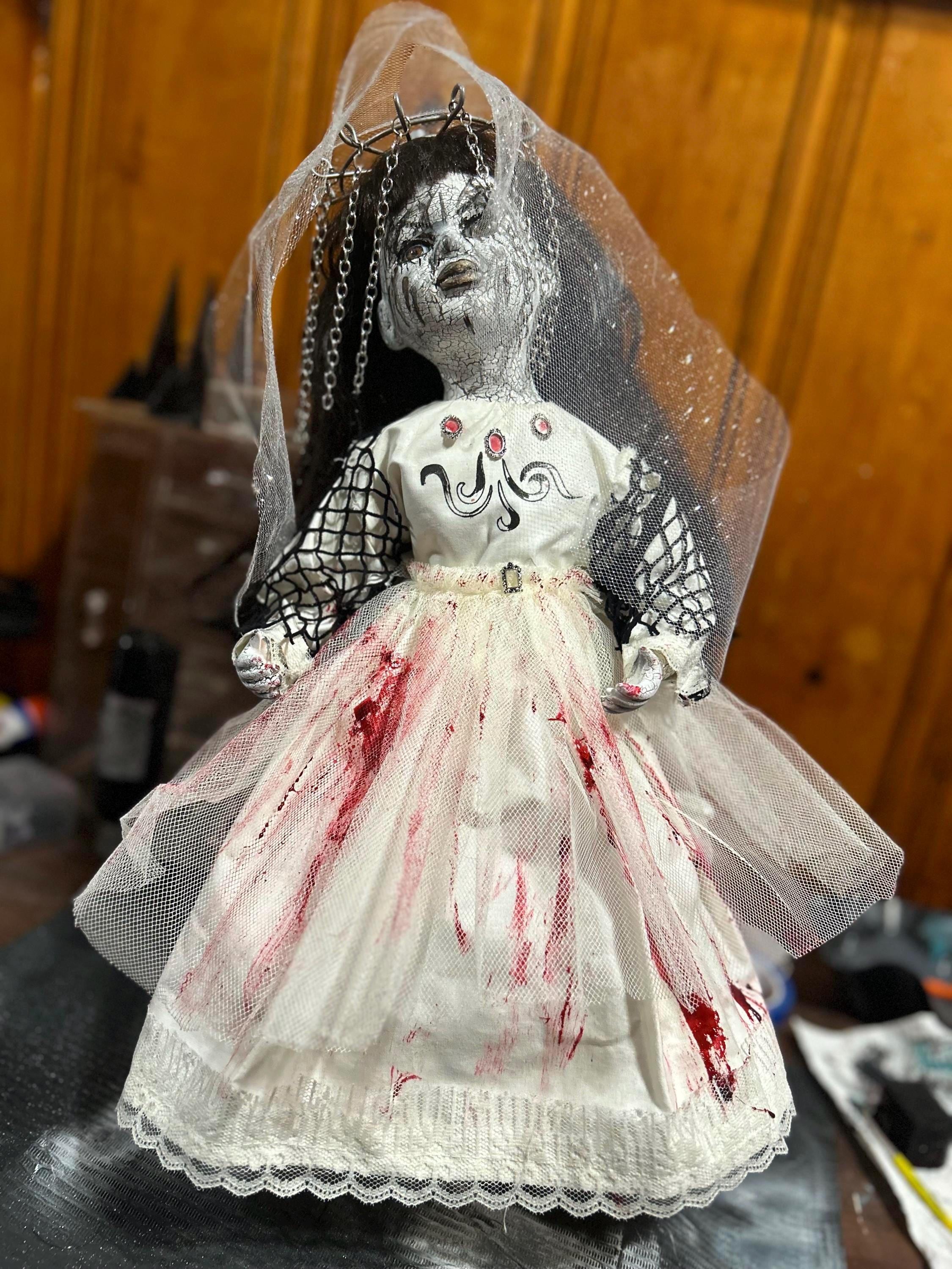 Haunting Custom Porcelain Ooak Horror Doll