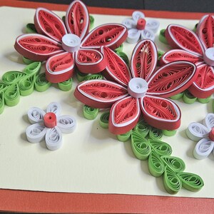 3D Flower Quilling Card