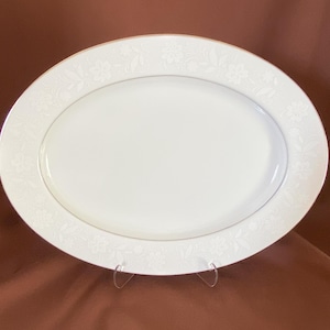 Noritake Ranier 6909 Oval Serving Platter – Elegant Vintage China