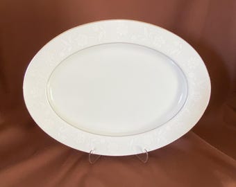 Noritake Ranier 6909 Oval Serving Platter – Elegant Vintage China