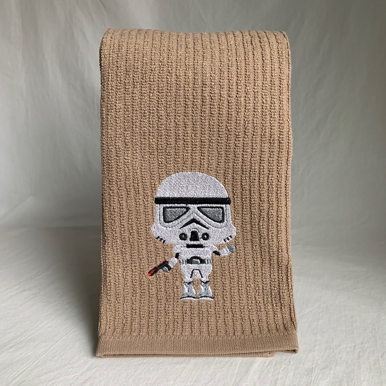 Star Wars Walker Towel Embroidered Towel Star Wars Vehicle Etsy