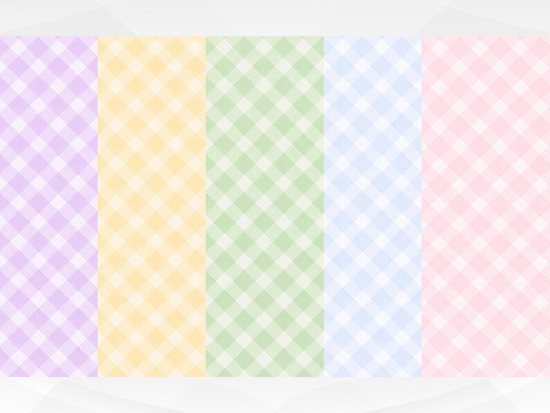 Gingham Kindle Insert Bundle Printable, Pastel Clear Case Inserts, Pink ...