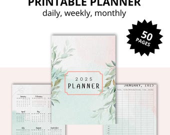 Minimalist Digital Planner, Instant Download for Effective Planning, Digital Planner for Productivity, Instant Download
