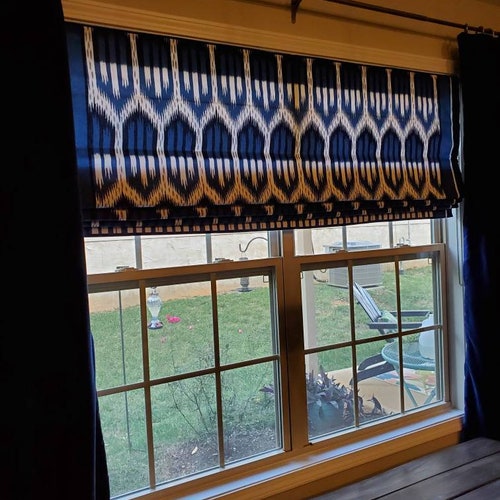 Roman Blind for Front Door With Rod Included Etsy