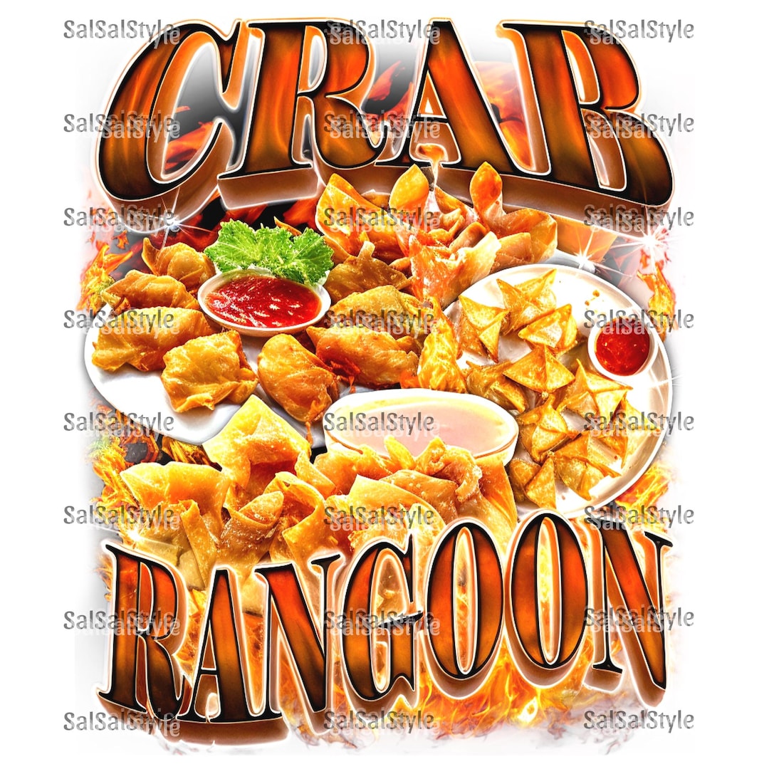 Crab Rangoon SVG PNG, Funny Chinese Buffet Meme Design, I Love Crab ...