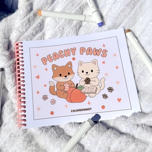 Pattes pêche de Colourwhimsy | Livre de coloriage en papier cartonné