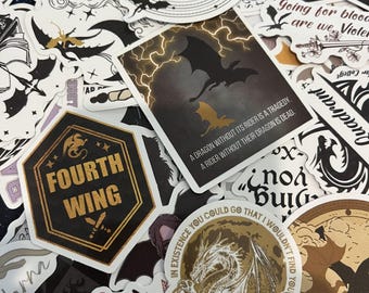 Dragon book stickers