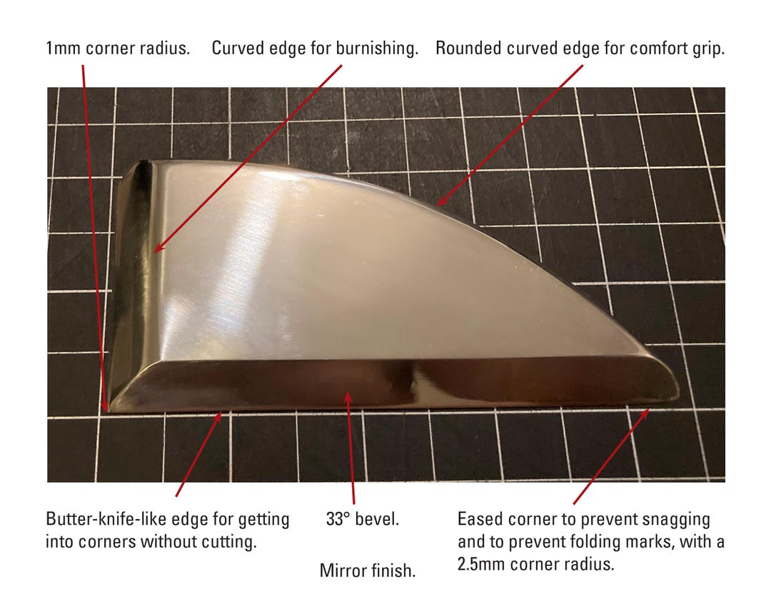 Stainless Steel Rib Folder for Bookbinding and Origami - Etsy