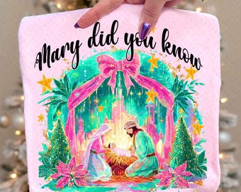 Szopka chrześcijańska w stylu preppy, PNG, Maryja Czy Wiesz, Że Png, Żłób Dzieciątka Jezus w PNG, Fantazyjny, Wesoły, Religijny Projekt Świąteczny