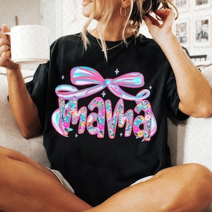 Preppy Mama Coquette Png, Preppy Mama Flowers Png, Varsity Mama Png, Christian Png, Gift for mom, Happy mother&#39;s day png, retro floral png