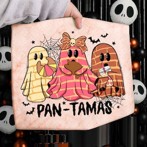 Funny Pantasmas Ghost Pan Dulce Png, Pantasmas PNG, Halloween Mexican Png, Mexican Conchas Ghost Png, Halloween Conchas Png, Pan-tasmas Png