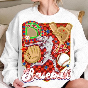 Baseball Png, Game Day Baseball PNG, Preppy Baseball Png, Baseball Mama Png, Glitter Baseball Mom Png, Checkered Baseball Coquette Png