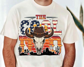 The Cool Dad Png, Western Dad Png, Western The Cool Dad, Happy Father's Day Png Png, Dad Life Png, Bull Skull Designs, Retro Dad, Cool Dad