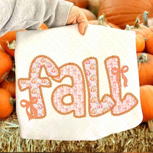 Preppy Fall png, Coquette Fall png, Fall Cottage Core Ditsy Flowers Fall png, Autumn png, Girly Floral Fall png, Lace Fall png, Pumpkin png