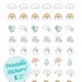 SOCIAL MEDIA Printable STICKERS Digital File Instant - Etsy