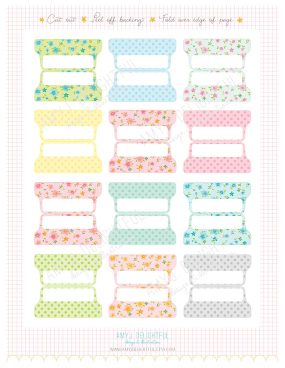 Printable WASHI TAPE Stickersdigital File Instant Download Polka Dots,  Florals, Bible Journaling, Happy Planner, DIY, Pastel, Pink -  Canada