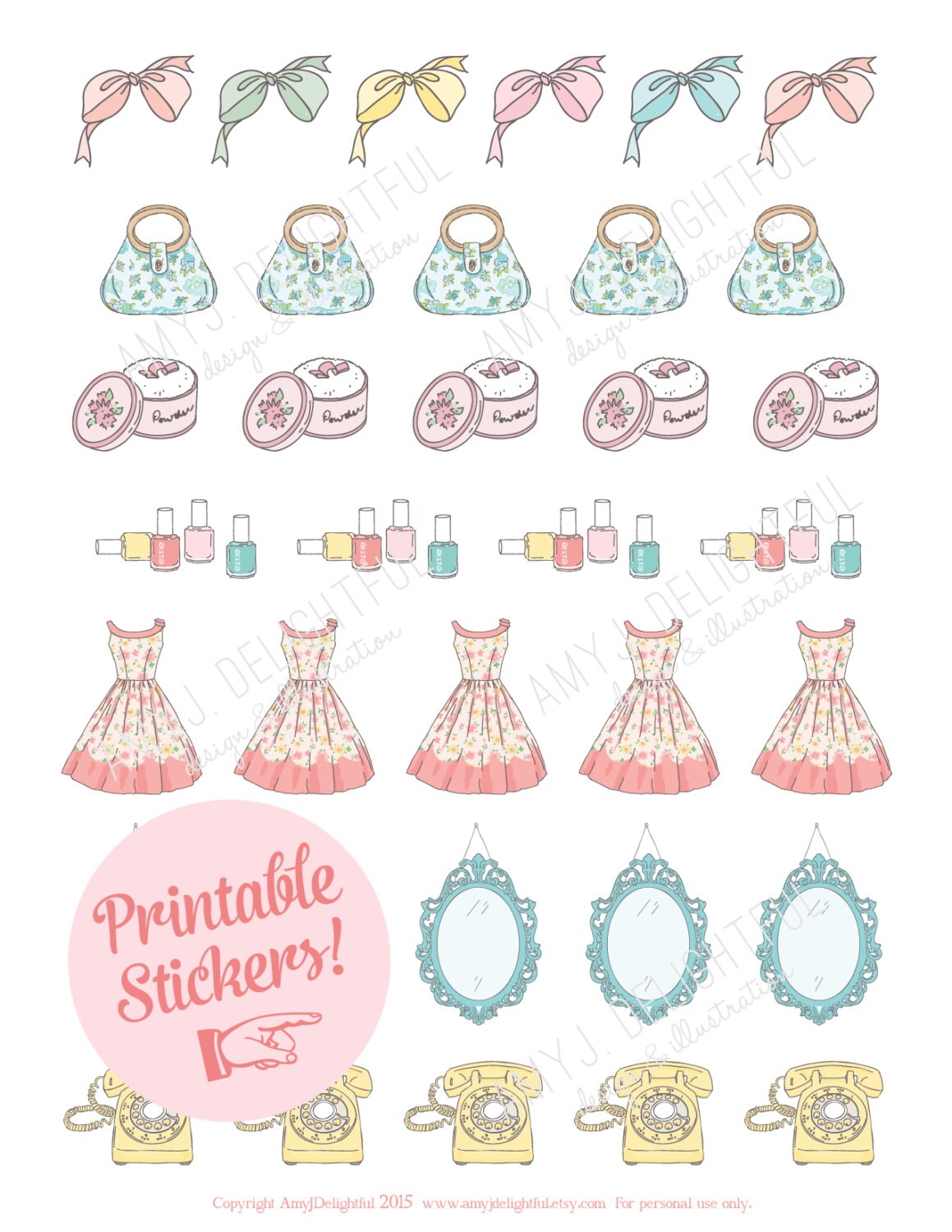 Free Printable Girly