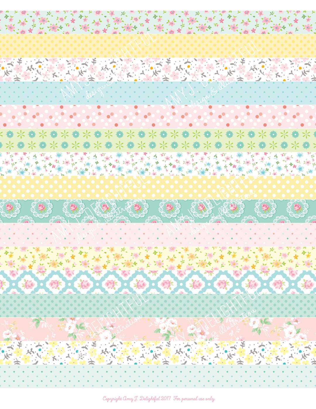 Printable Cute Bunny Washi ‘Tape’ || Printable Digital Washi | Printable  Stickers | Kawaii Stickers | Journal Stickers | Planner Stickers