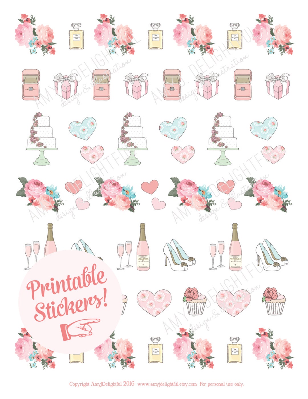 Tiny Heart Stickers 1/4 Each, Heart Planner Stickers, Love Stickers for  Planners and Calendars and More, Color Options Available 