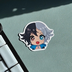 Luna Snow Rivals Chibi Sticker | Clear Vinyl | Holographic