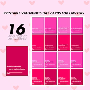 Lustige Valentinstag Karten für Lawyer |  Zulässiges Wortspiel | Advokat Geschenke | Sofortdownload | Druckbar