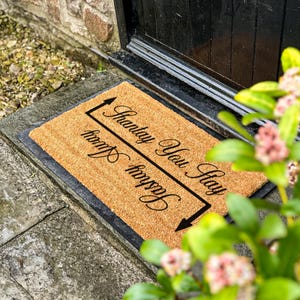 Sashay Away Shantay You Stay Doormat, Funny Quirky Welcome Mat, Playful Front Door Decor, Gift for Friends, Ru Paul, Drag Queen, Custom Gift