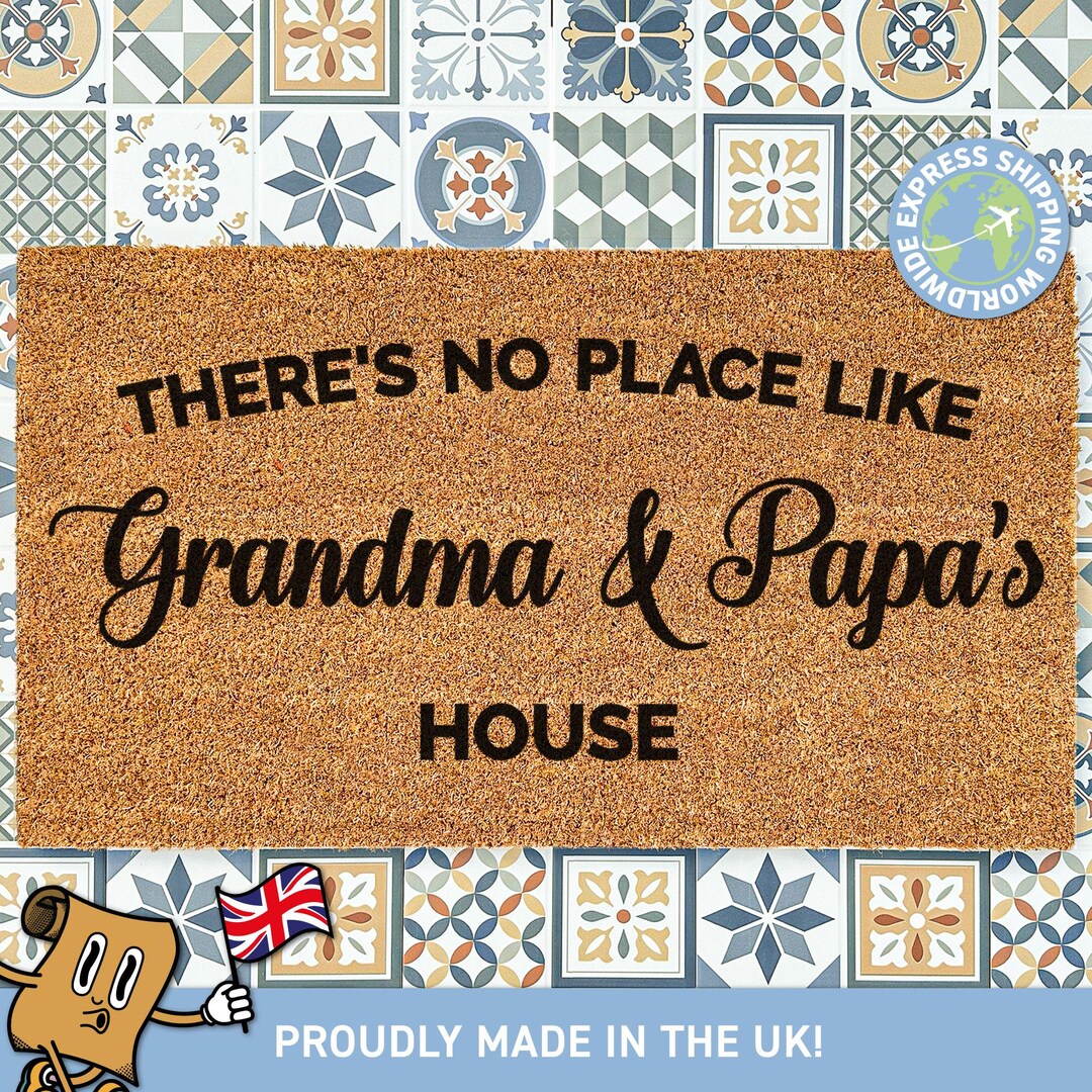 There's No Place Like Grandmas House, Gift for Grandparents, Porch ...