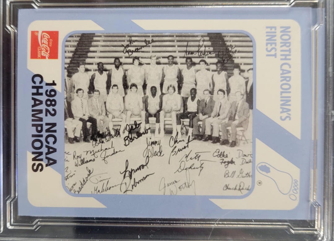 michael jordan collegiate collection card