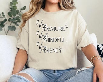 Demure Mindful Disney T-Shirt SVG, magische Reise, Urlaub, Shirt (digitaler Download)