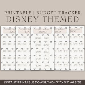 Disney Savings Challenge | Vacation Savings Challenge | Budget Tracking