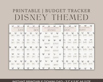 Disney Vacation Savings Challenge | Budget Tracker, Printable (Digital Download)