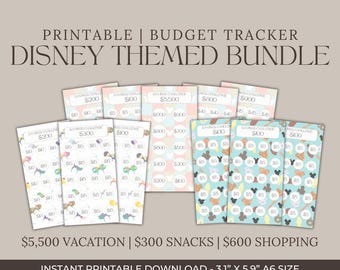 Disney Vacation Savings Challenge | Printable Budget Tracker, Printable (PDF Download)