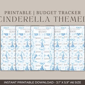 Disney Savings Challenge | Cinderella Themed | Vacation Savings Challenge | Budget Tracking