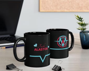 F*ck~ Alastor RadioStatic Logo Mug