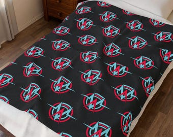 AV Alastor Vox VoxTek Logo Plush Blanket