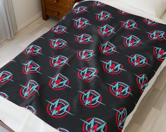 AV Alastor Vox VoxTek Logo Plush Blanket