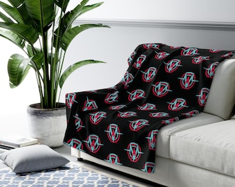RadioStatic AVTek Logo Sherpa Blanket