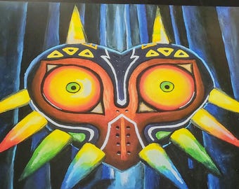 Legend of Zelda Majora's Mask - 17" x 12" print