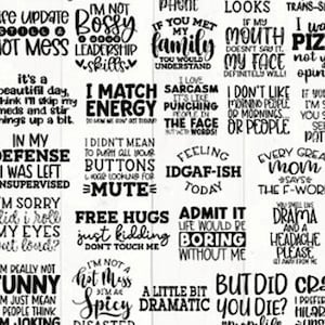 40 Funny Quotes SVG Bundle, png, bundle svg, Sublimation png, svg bundles, shirt svg, svg for shirts, Dxf, svg files for cricut, pdf, jpg