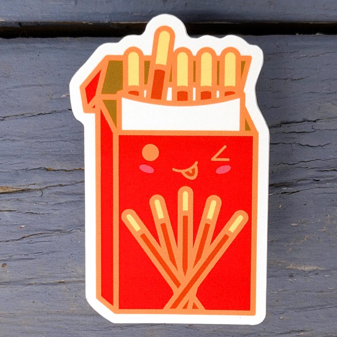 Pocky Sticker Sticker - Pocky Chocolate Biscuit Cookie Sticks - 2.5
