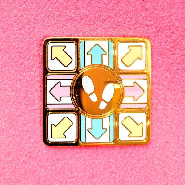 Arcade Dance Game Pastel - 1.5" Enamel Pin