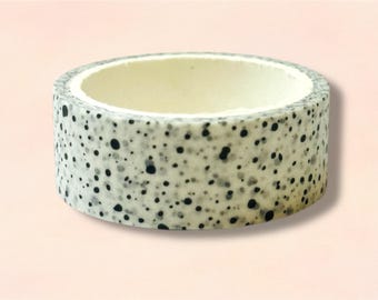 Black and White Dot Washi Tape: Planner & Journal