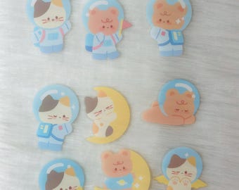 15 stuks schattige emaille brochespelden voor meisjes - ontwerp beer en konijn, badge met kleine halslijn voor mode kleding en tassen