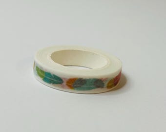 1roll Leaf Pattern Washi Tape