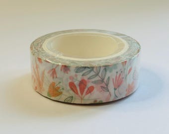 Floral Washi Tape: Journaling Tape mit Frühlingsblättern