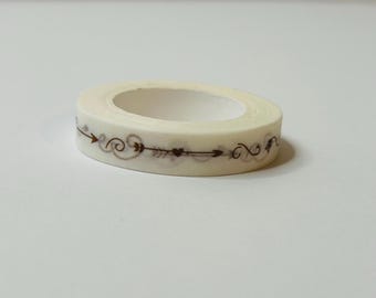 Amors Pfeil-Muster Washi Tape: Dekoratives Klebeband (8 mm x 10 m)