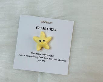 Lucky Star Gedenkkarte: 'You're a Star' Geschenk